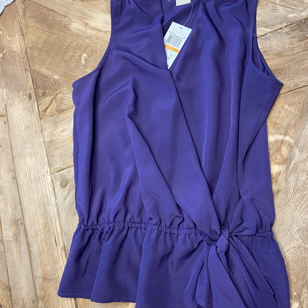 NWT Michael Michael Kors purple size Petite Small